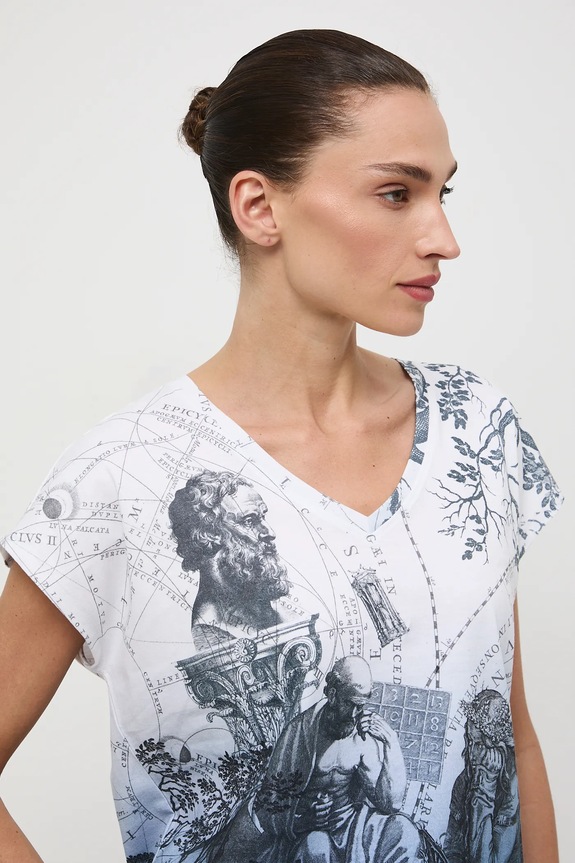 Medicine tricou din bumbac RW25-TSD355 multicolor