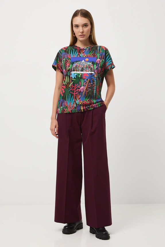 Odzież T-shirt bawełniany damski z kolekcji Tajemniczy Świat Medicine RW25-TSD553 multicolor