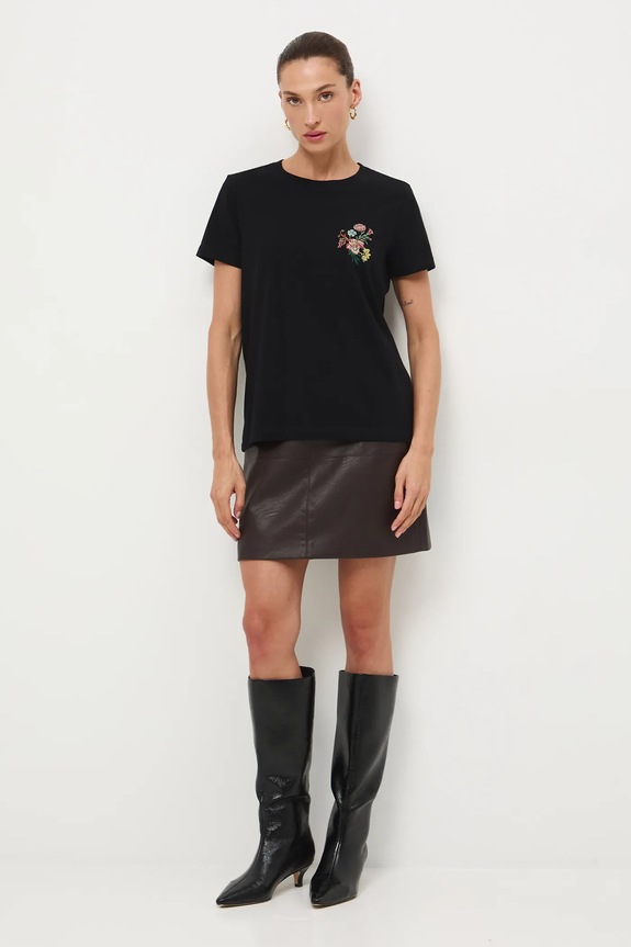 Odzież T-shirt damski z kolekcji Zamek Królewski na Wawelu x Medicine RW25-TSD854 czarny