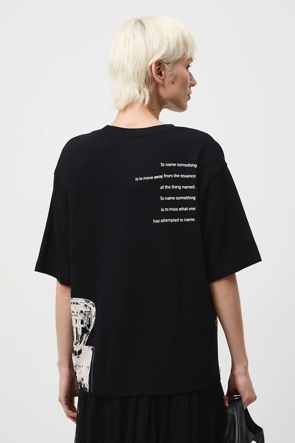 Odzież T-shirt bawełniany damski z kolekcji Zdzisław Beksiński x Medicine RW25-TSDA56 czarny