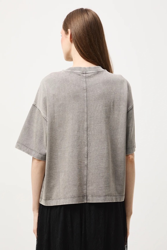 Odzież T-shirt bawełniany damski z kolekcji Harry Potter RW25-TSDB50 szary