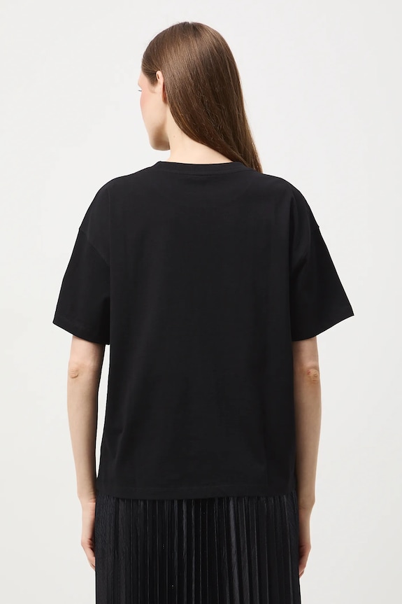 T-shirt bawełniany damski z kolekcji Harry Potter czarny RW25-TSDB53