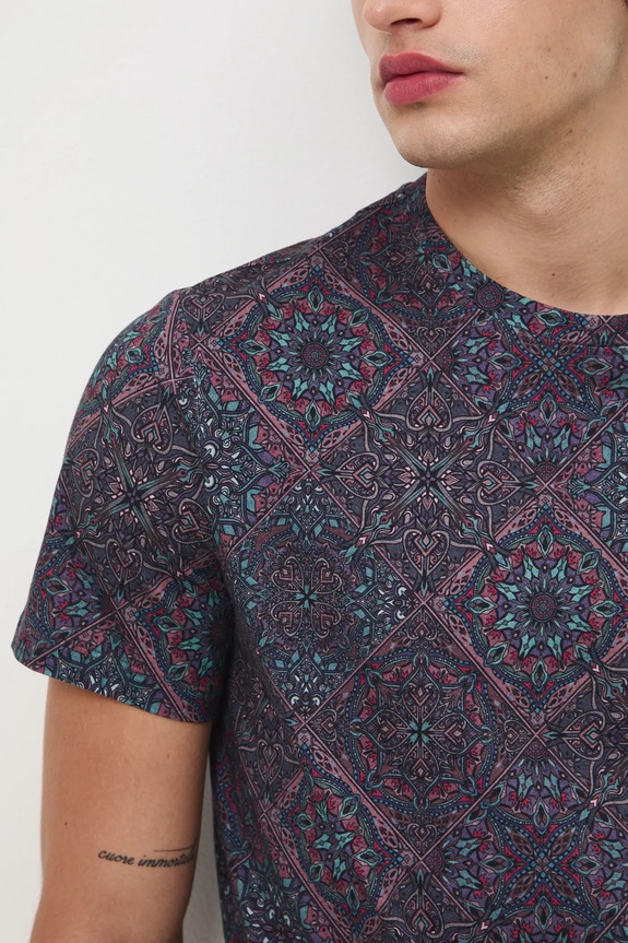 Medicine t-shirt in cotone RW25-TSM071 granata