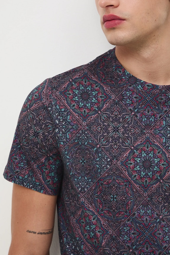 Medicine t-shirt in cotone RW25-TSM071 granata