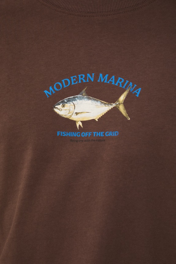 Medicine t-shirt bawełniany RW25.TSM101 brązowy