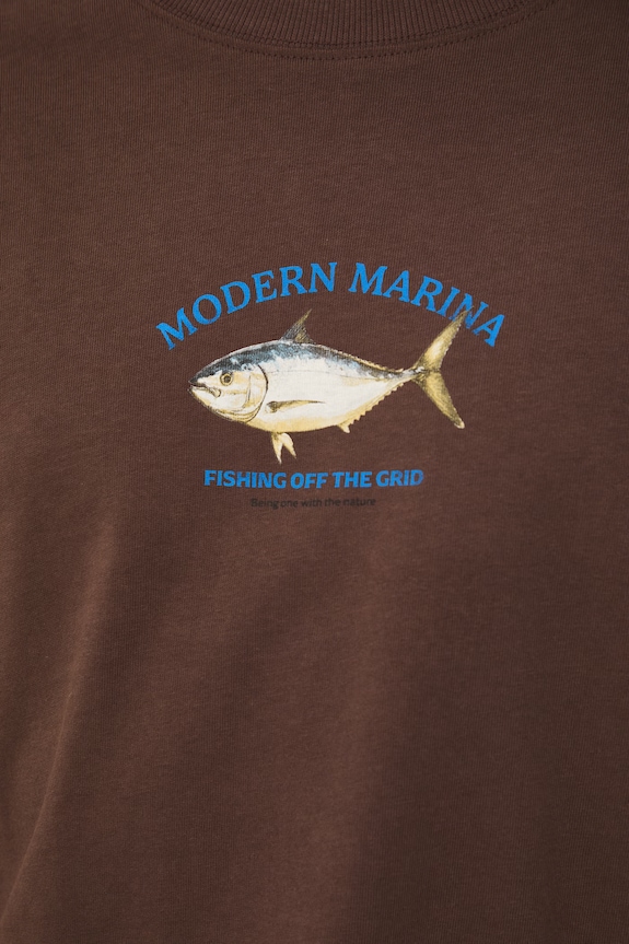 Medicine t-shirt bawełniany RW25.TSM101 brązowy