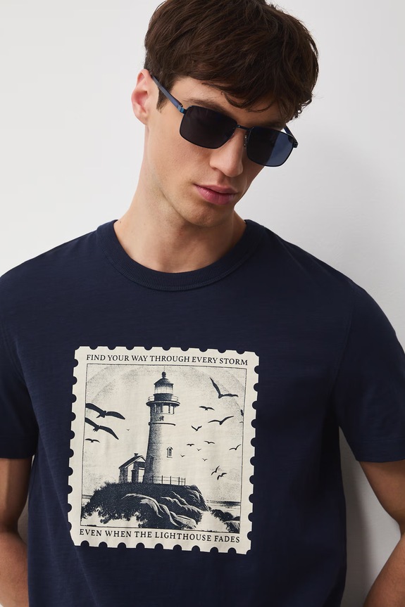 Medicine t-shirt bawełniany granatowy RW25.TSM104
