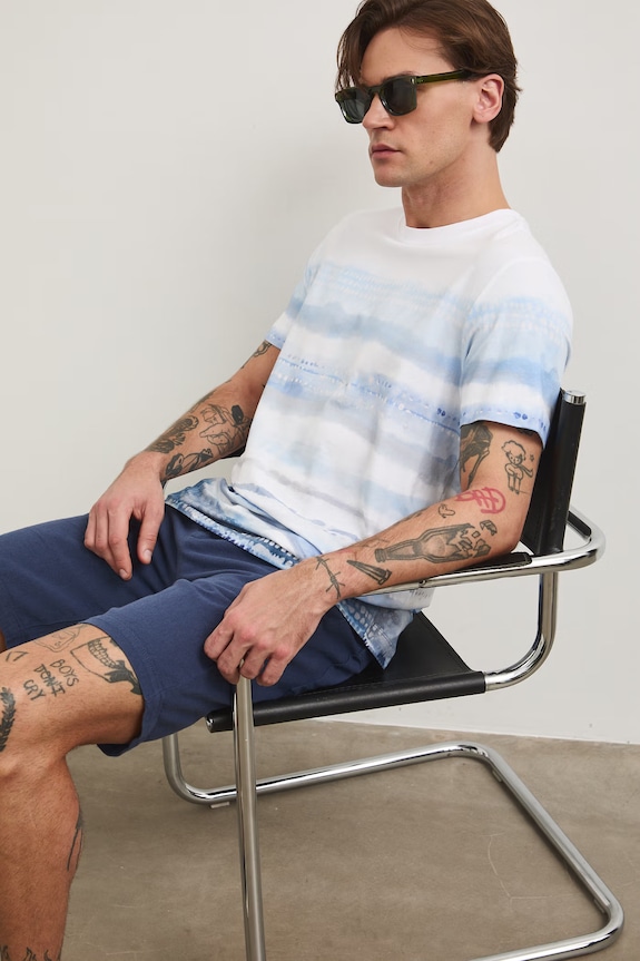 Medicine tricou cu modele multicolor RW25-TSM110