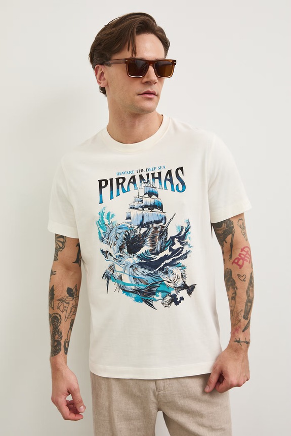 Medicine t-shirt bawełniany RW25.TSM111 beżowy RS26