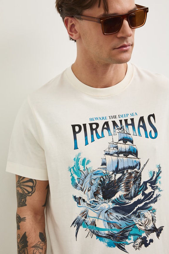 Medicine t-shirt bawełniany beżowy RW25.TSM111