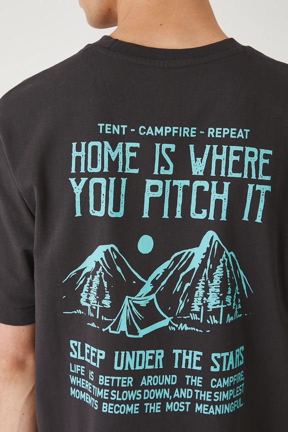 T-shirt bawełniany męski z nadrukiem RW25-TSM204
