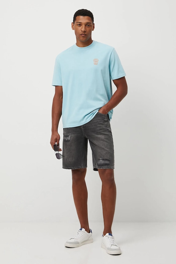Medicine t-shirt bawełniany RW25-TSM205 turkusowy RW25