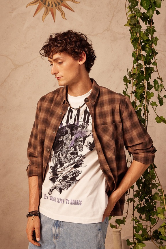 Medicine t-shirt bawełniany nadruk biały RW25-TSM258
