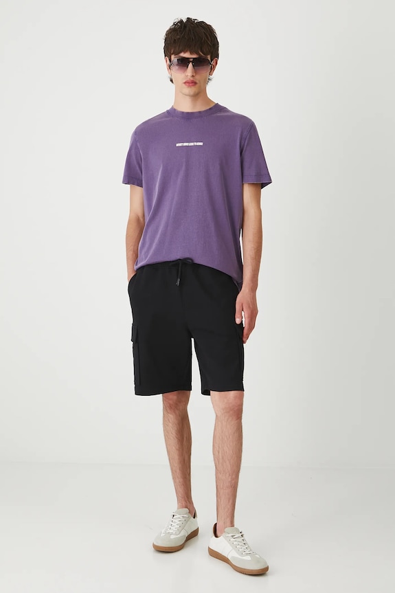 Ρούχα Βαμβακερό μπλουζάκι Medicine RW25-TSM259 μωβ