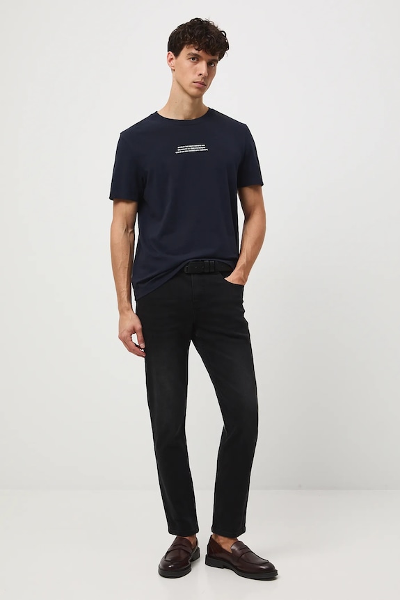 Βαμβακερό μπλουζάκι Medicine RW25-TSM310 σκούρο μπλε RW25