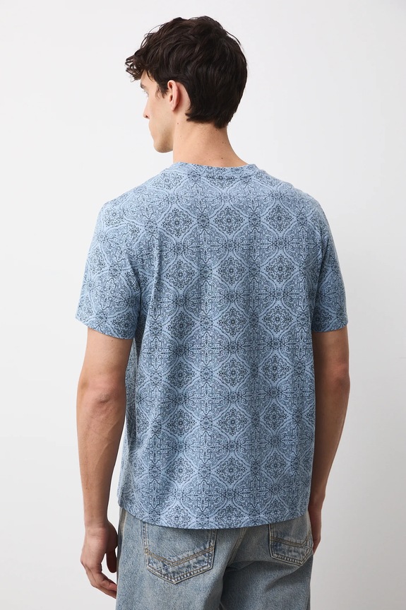 Odzież Medicine t-shirt bawełniany RW25-TSM313 niebieski
