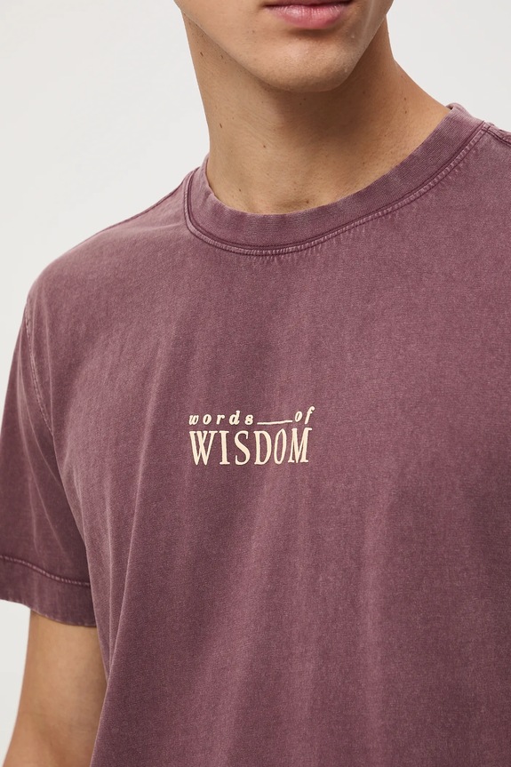 T-shirt bawełniany męski z kolekcji Science – Words of Wisdom RW25-TSM355