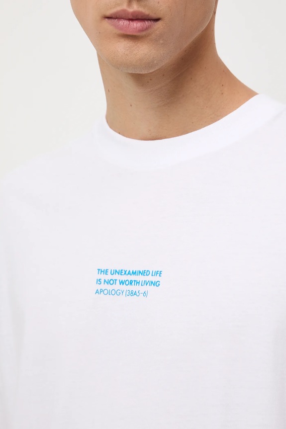 T-shirt bawełniany męski z kolekcji Science – Words of Wisdom RW25-TSM356