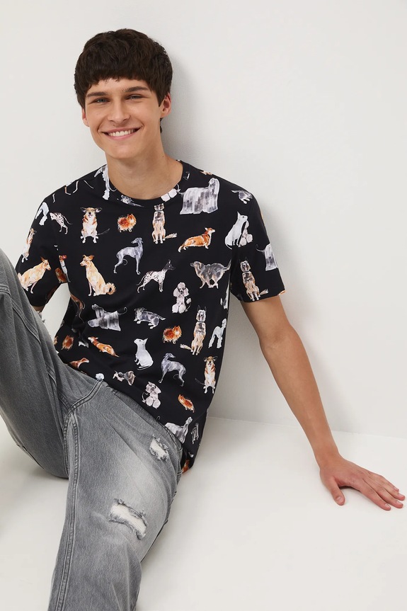 Μπλουζάκι Medicine RW25-TSM453 μαύρο RW25