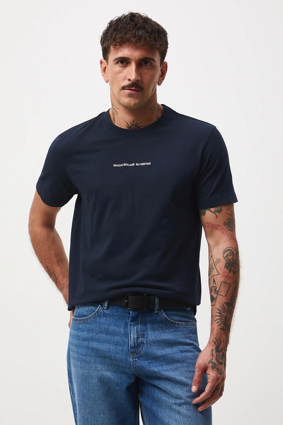 Îmbrăcăminte Medicine tricou din bumbac RW25-TSM504 bleumarin