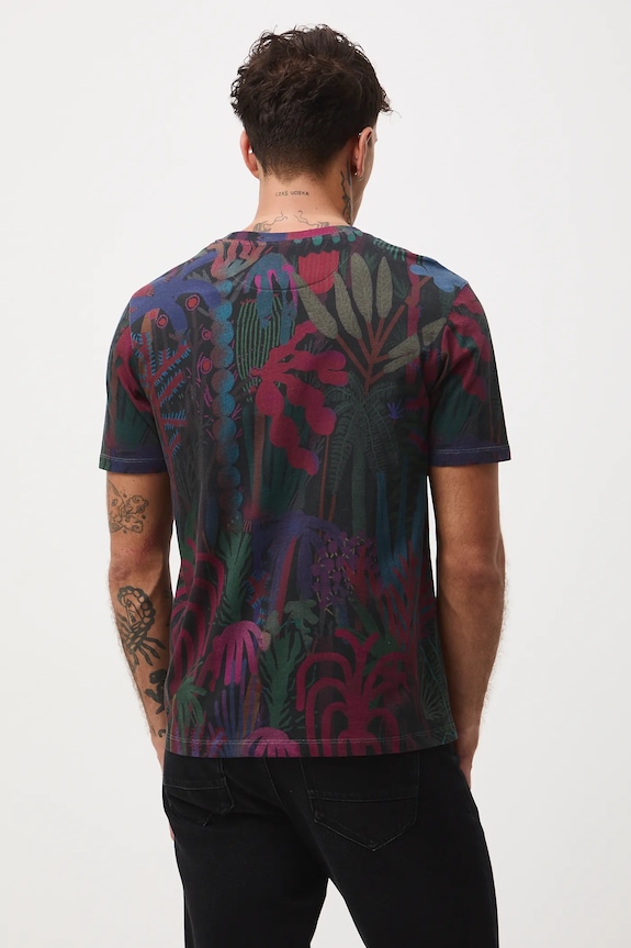 Βαμβακερό μπλουζάκι Medicine πολύχρωμο RW25-TSM555