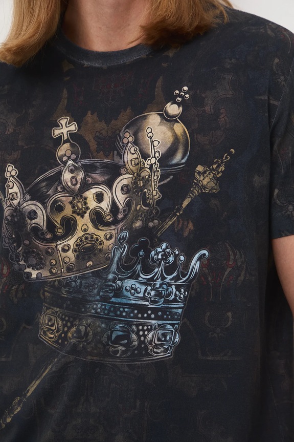 T-shirt męski z kolekcji Zamek Królewski na Wawelu x Medicine RW25-TSM860 multicolor