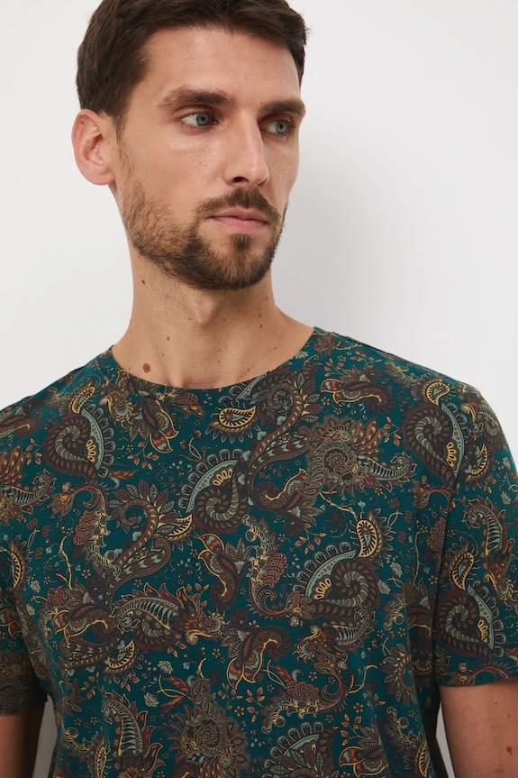 Βαμβακερό μπλουζάκι Medicine πράσινο RW25-TSMA01