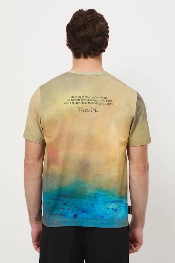 T-shirt męski z kolekcji Zdzisław Beksiński x Medicine multicolor RW25-TSMA60