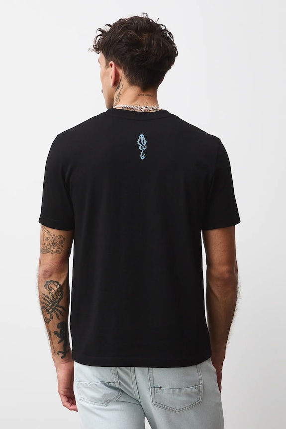 Medicine t-shirt in cotone nero RW25-TSMB54