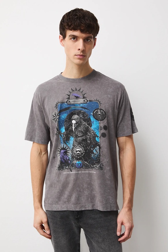 Medicine tricou din bumbac RW25-TSMC14 gri RW25