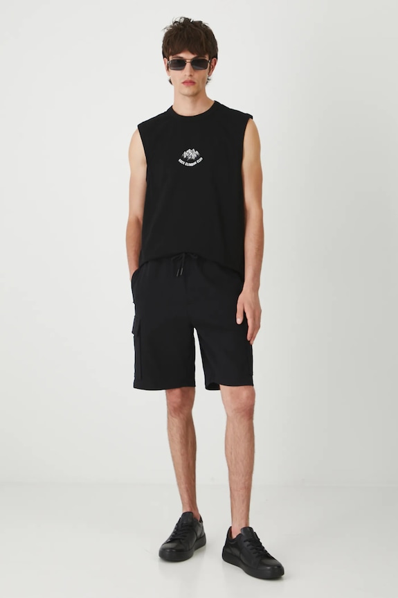 Αμάνικο μπλουζάκι Medicine RW25-TTM202 μαύρο RW25