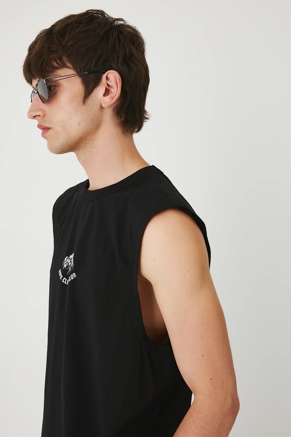 Αμάνικο μπλουζάκι Medicine μαύρο RW25-TTM202