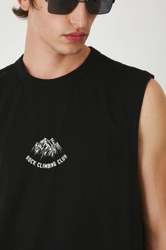 Αμάνικο μπλουζάκι Medicine RW25-TTM202 μαύρο