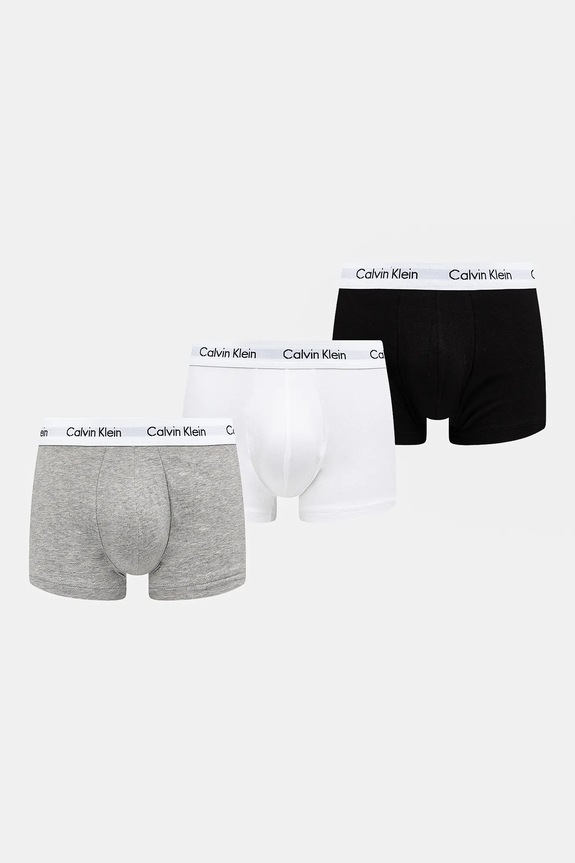 Calvin Klein - Bokserki (3-pak) bokserki dopasowane szary U2664G