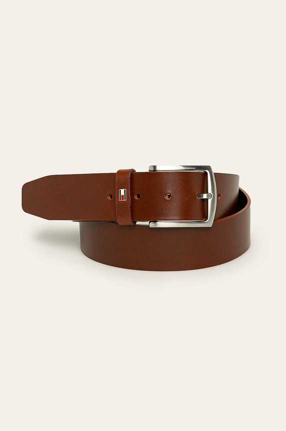 Tommy Hilfiger - Bőr öv New Denton barna E367863162
