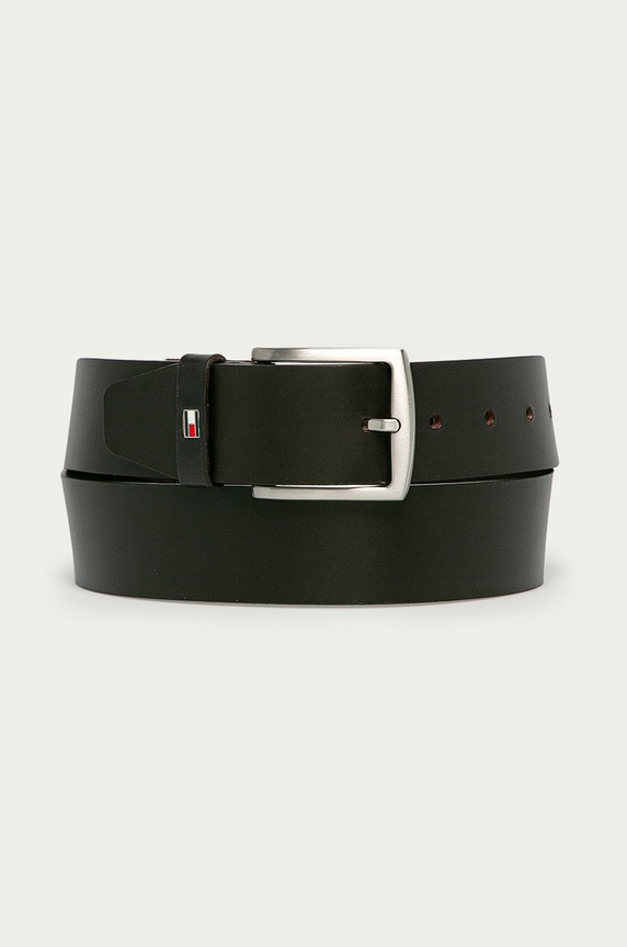 Tommy Hilfiger - Δερμάτινη ζώνη New Denton καφέ E367863162