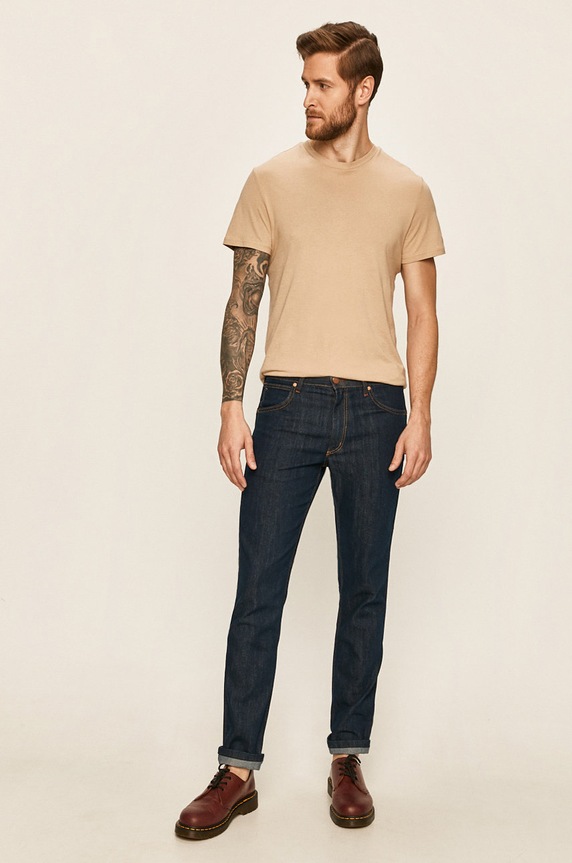 Wrangler - Jeanși Greensboro Ocean W15Q2655Z bleumarin AA00