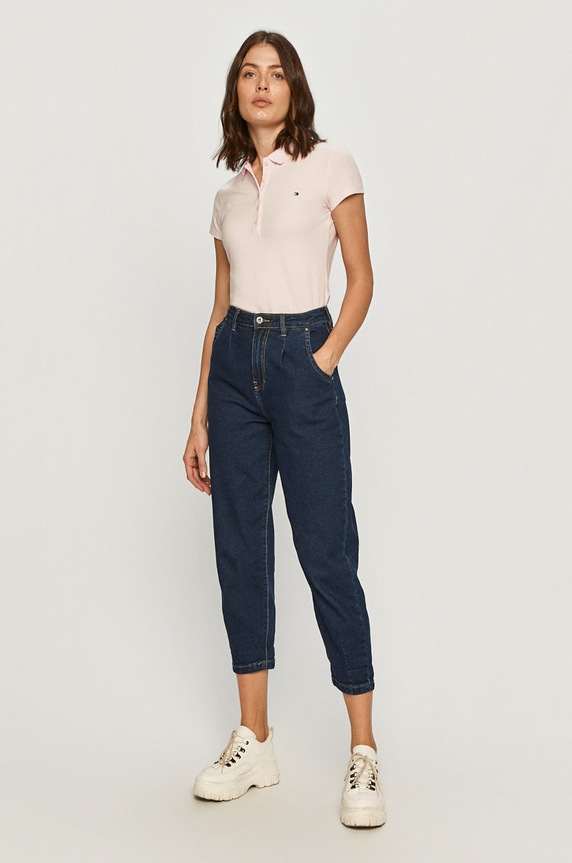Tričko Tommy Hilfiger 1M57636661 růžová AA00