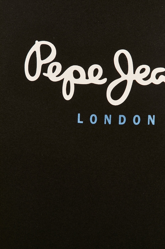 Pepe Jeans - T-shirt Eggo PM500465.. černá