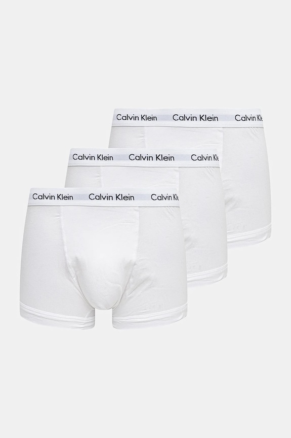 Calvin Klein Underwear - Boxeralsó (3 db) sima fehér 0000U2662G...