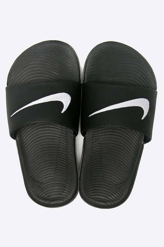 Nike Kids - Klapki dziecięce KAWA SLIDE 819352.001 czarny AA00