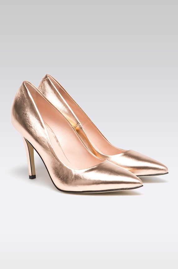 Solo Femme - Szpilki 34201.11.E88 złoty SS16