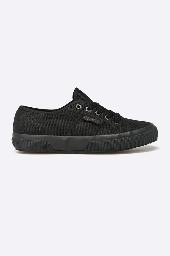 Superga - Sportcipő lapos fekete 2750.S000010.997