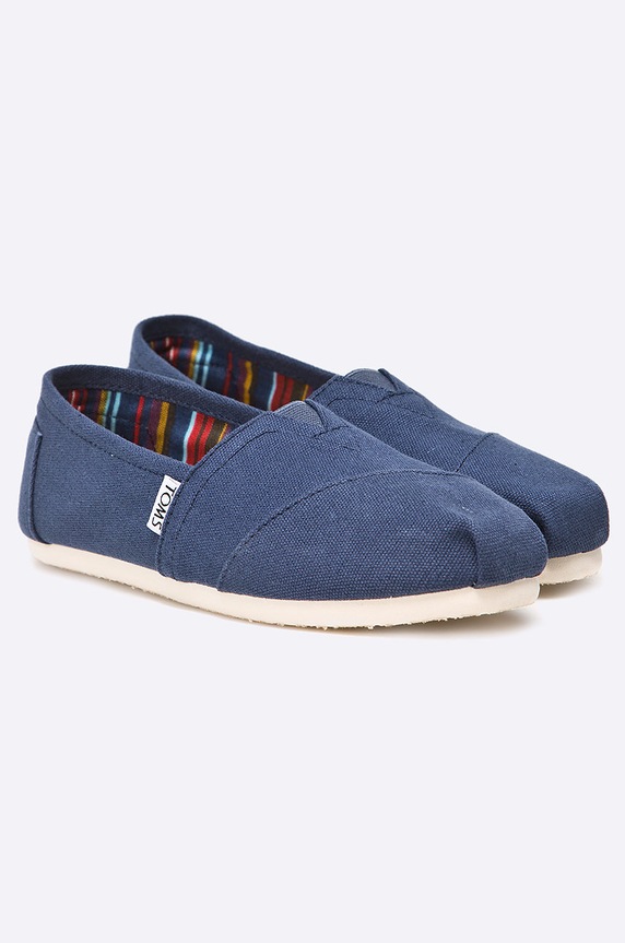 Toms - Espadrilles Canvas Classic 10000873 sötétkék AA00