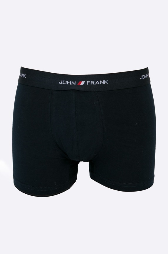 John Frank - Boxerky (3-pak) priliehavé boxerky tmavomodrá JF3B09