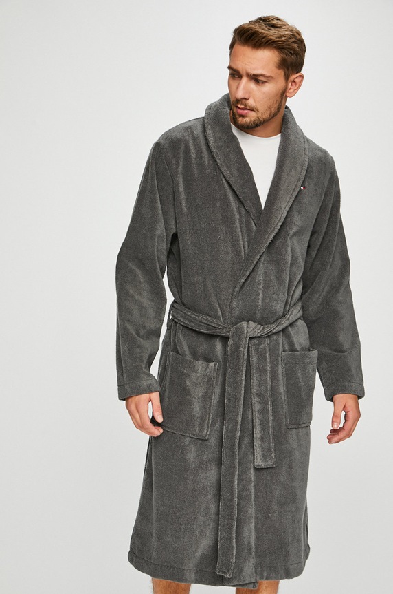 Tommy Hilfiger - Szlafrok 2S87905539 szary 2S87905539