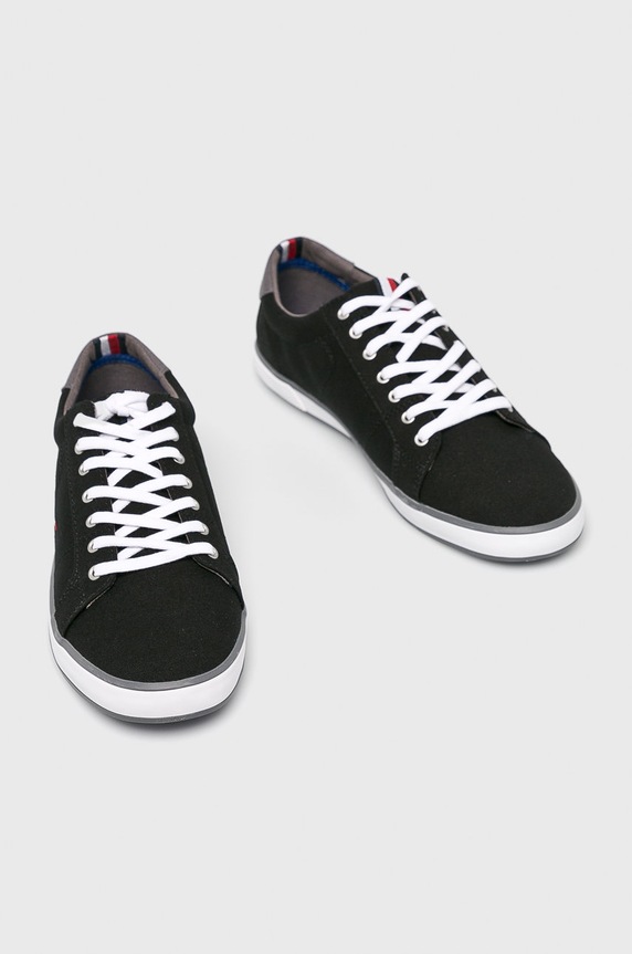 Tommy Hilfiger - Πάνινα παπούτσια H2285ARLOW 1D FM0FM00596 μαύρο AA00