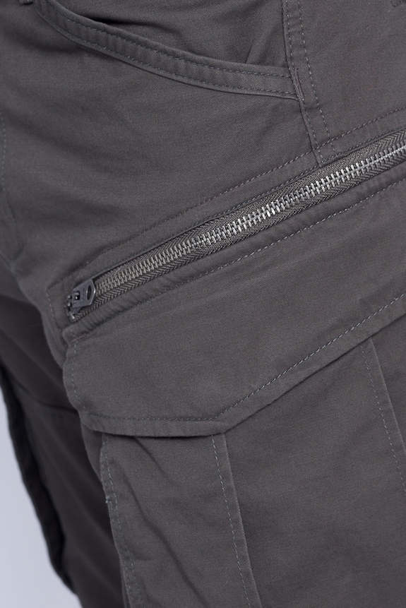 G-Star spodnie cargo męskie bawełniane z elastanem Rovic Zip 3D Regular Tapered zielony D02190.5126.1260