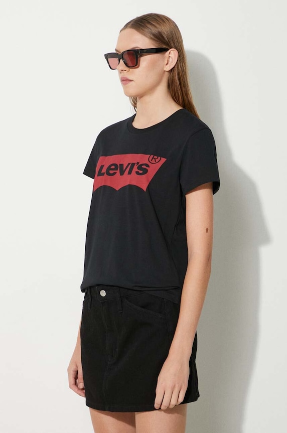 Levi's The Perfect Graphic Tee Black black 17369.0201