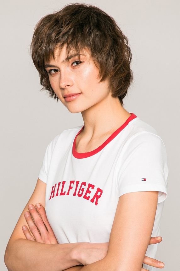 Tommy Hilfiger - Top λευκό UW0UW00091